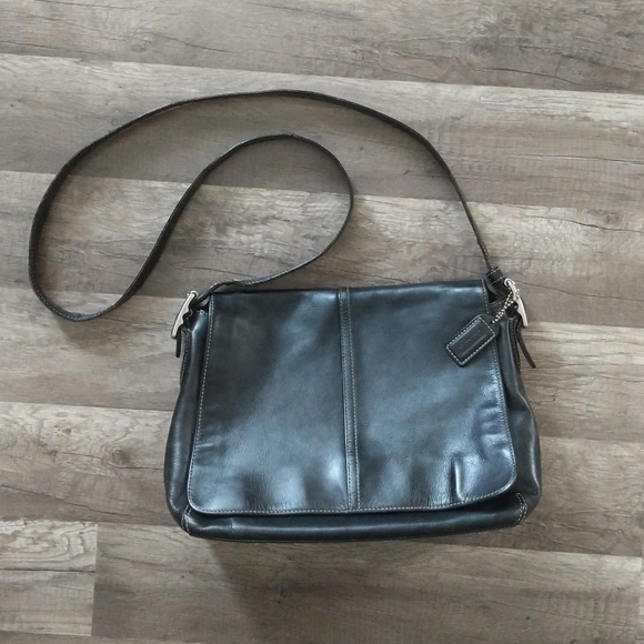 Coach Hampton black purse - Picture 1 of 8